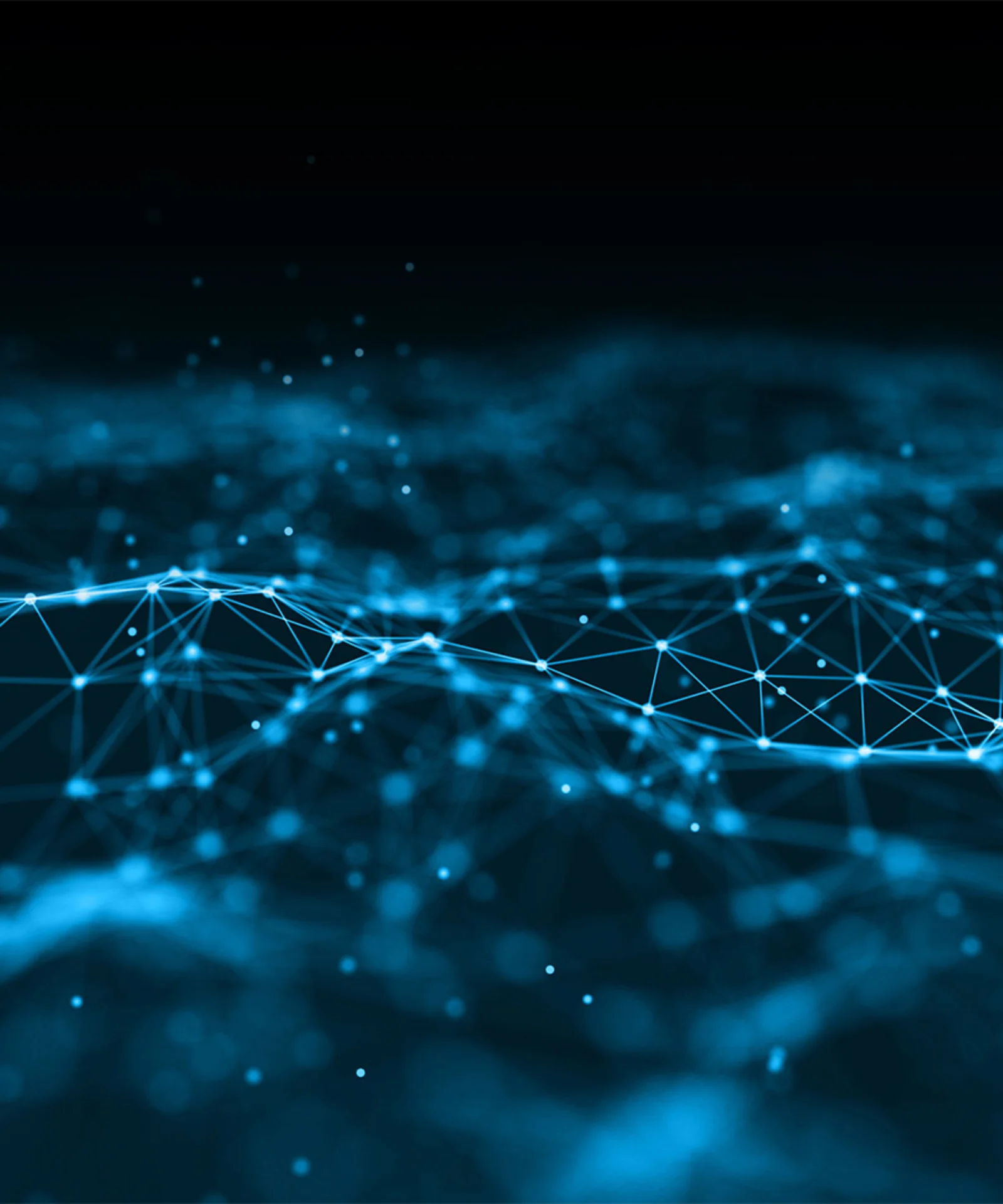 Key Visual UDPN Abstract digital network visualization.